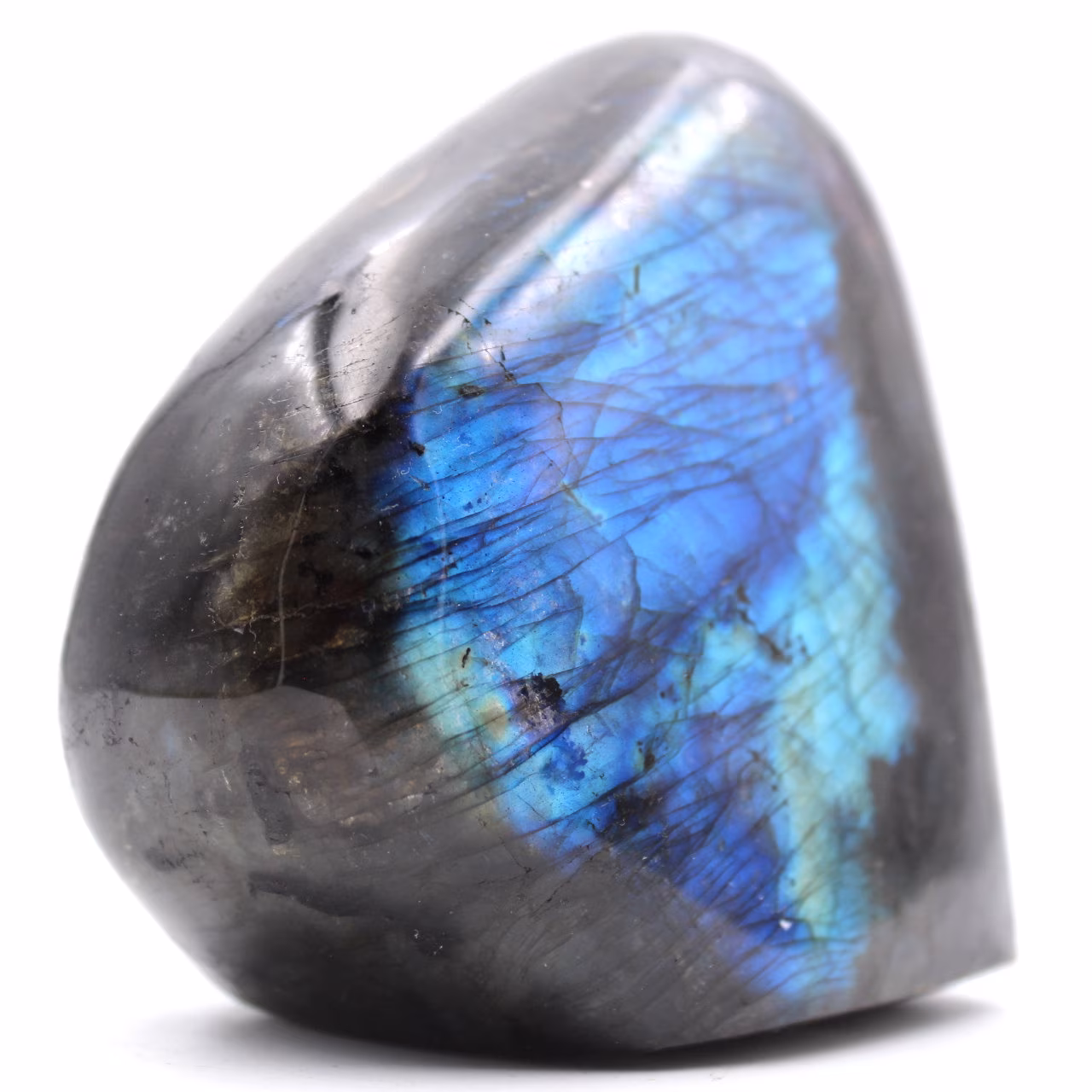 Labradorite stone block for decoration and collection