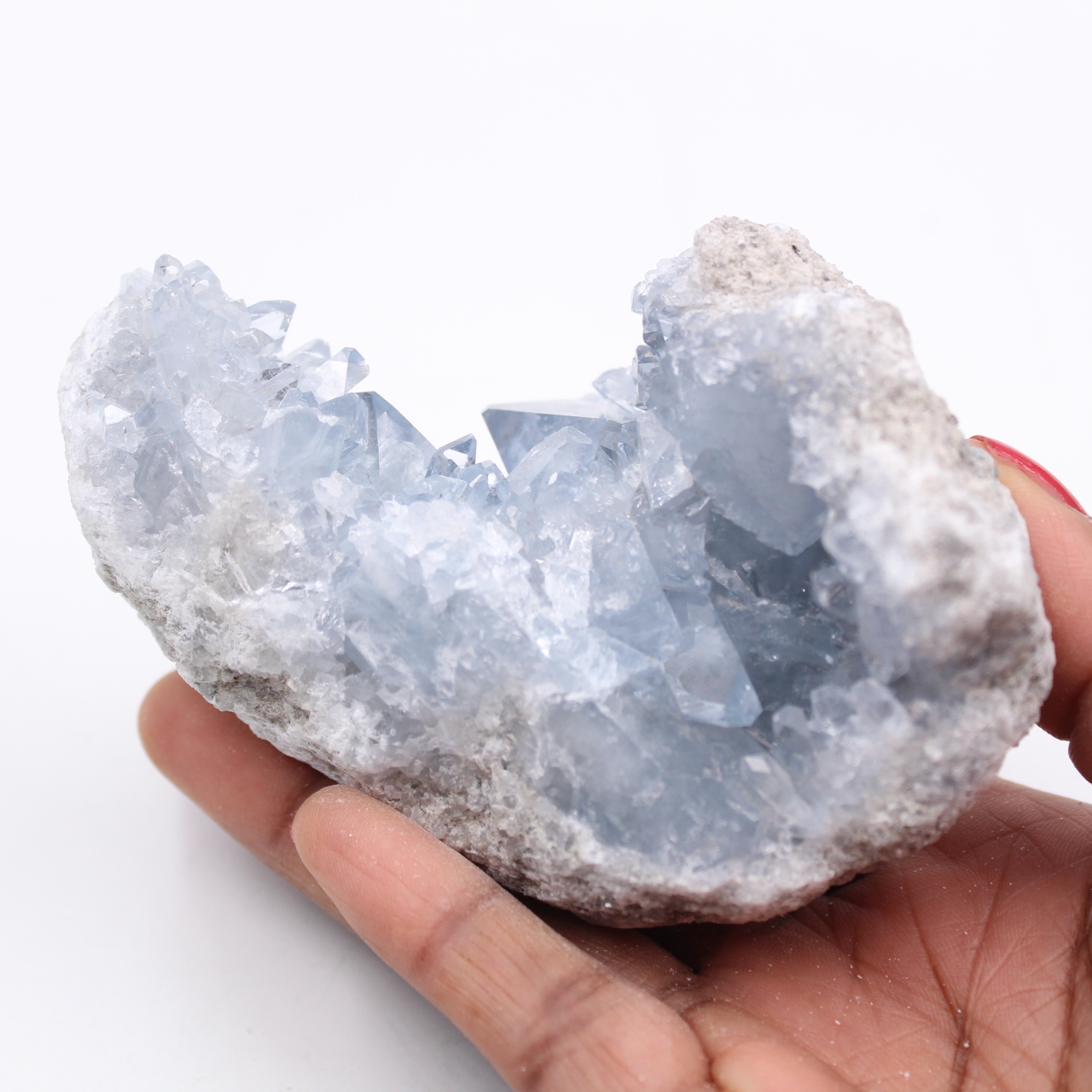 Celestite crystals
