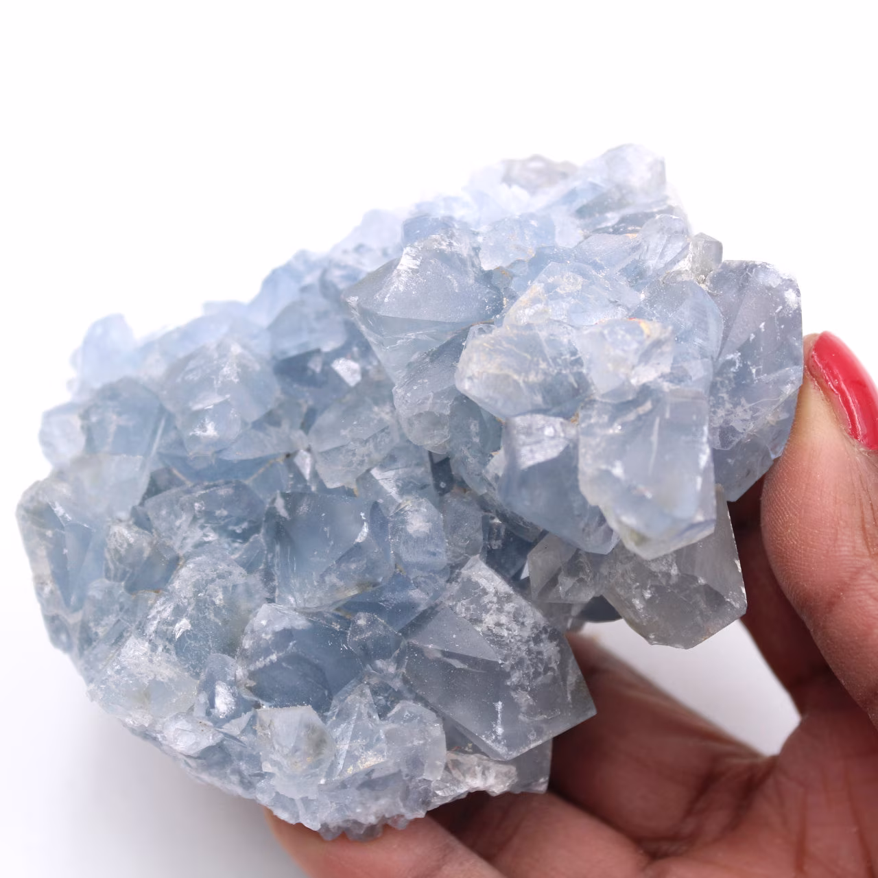 Celestite crystals