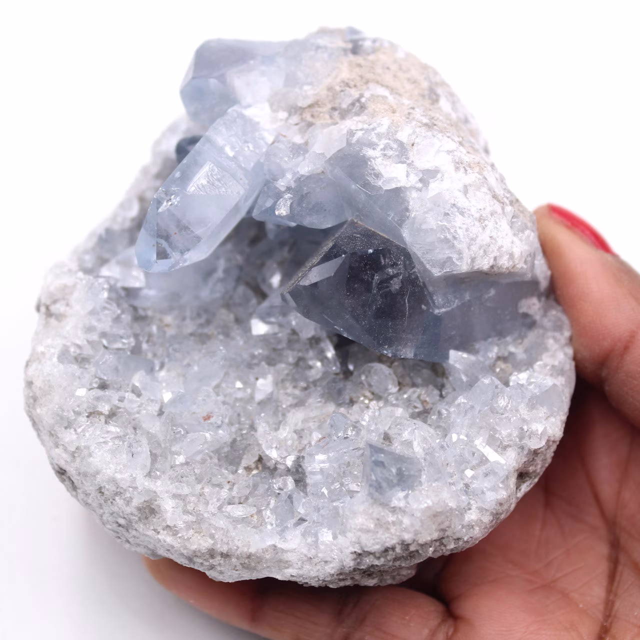 Celestite crystals