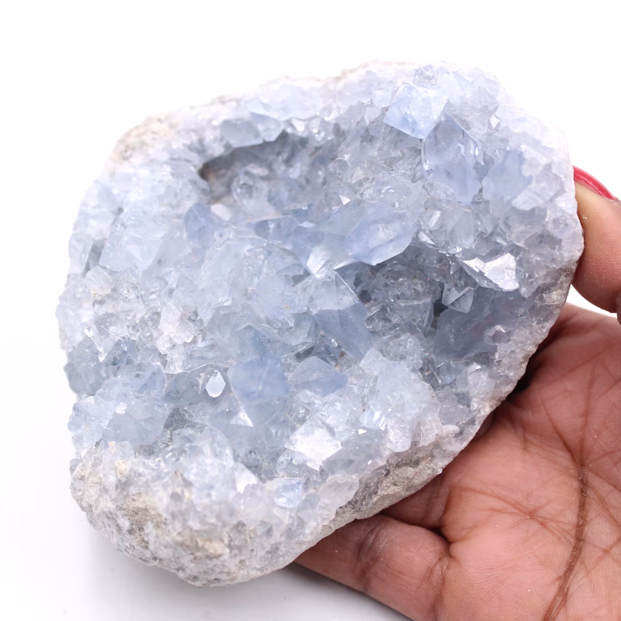 Celestite crystals