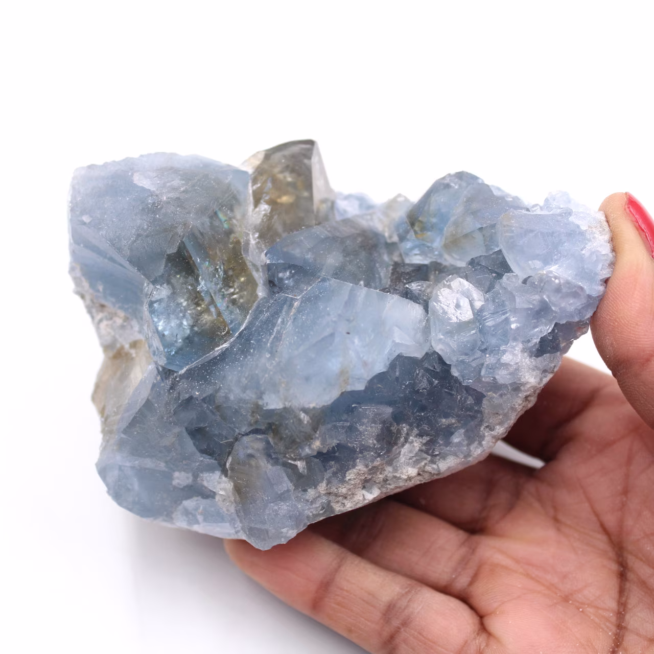Celestite crystals