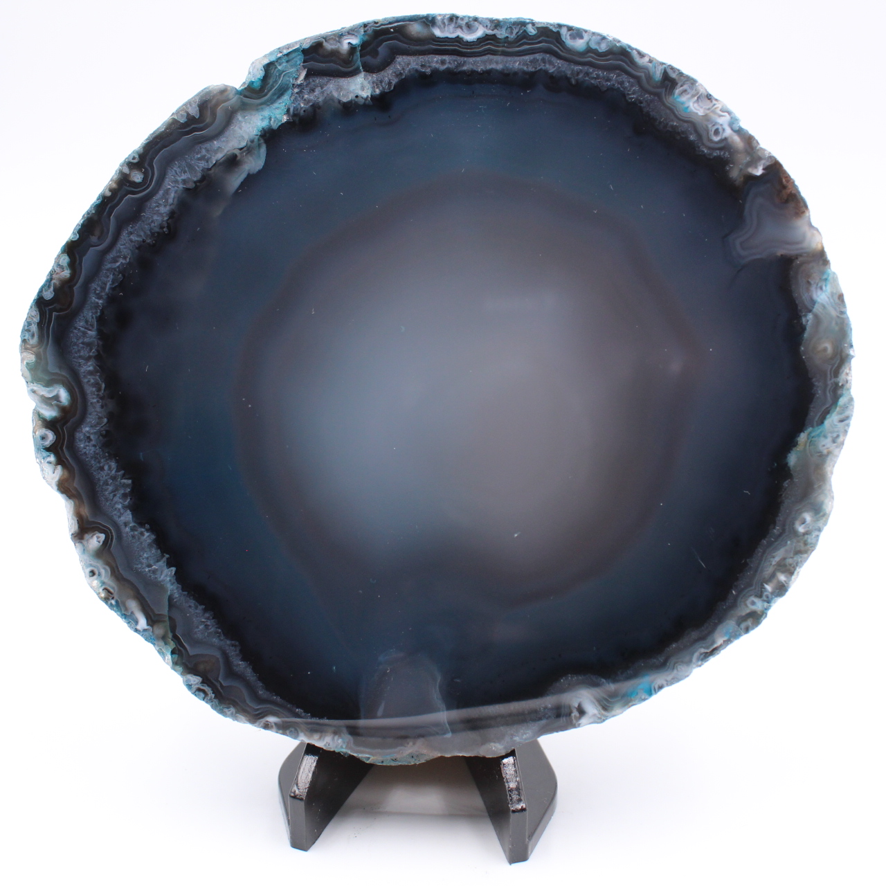 Grande tranche d’agate du Brésil