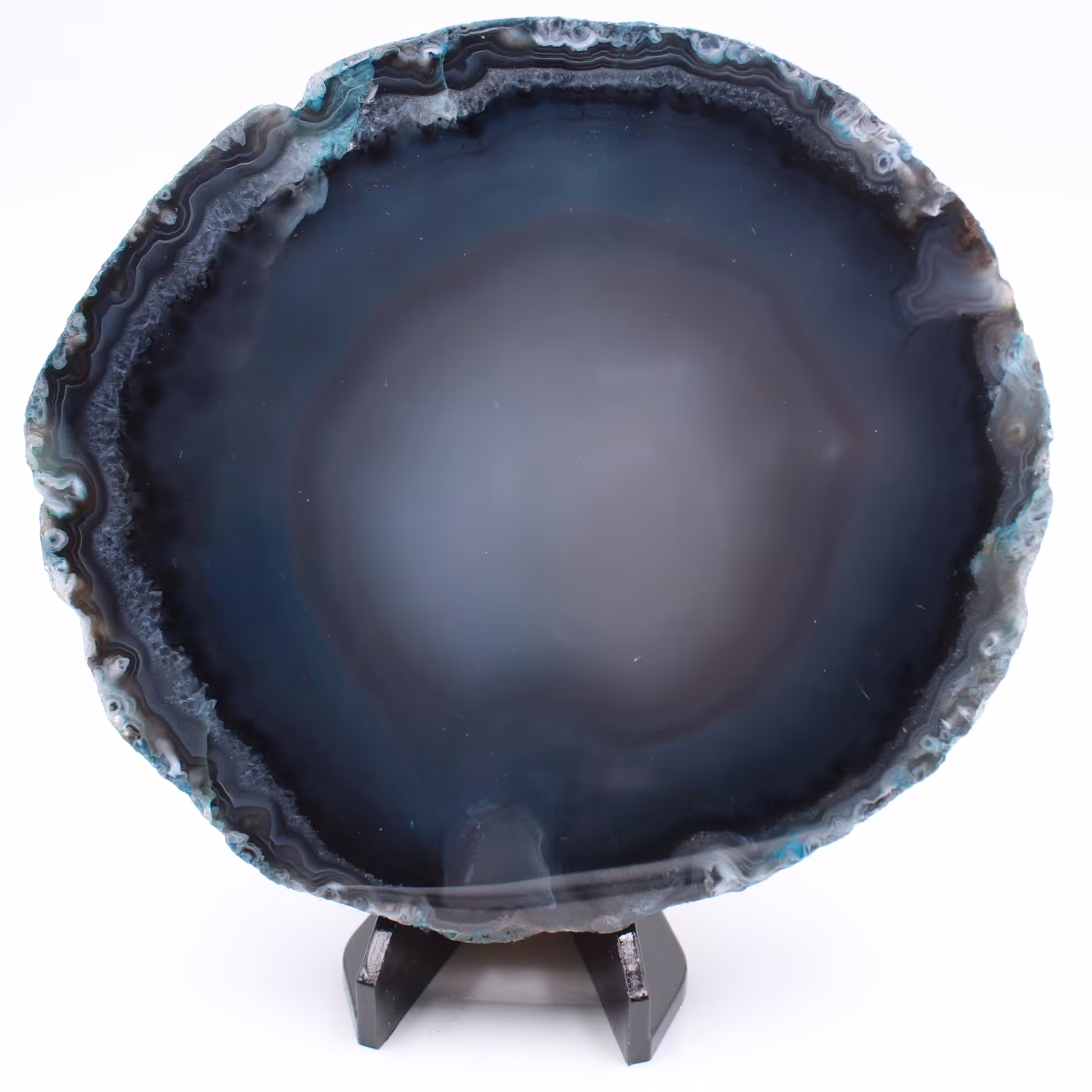 Grande tranche d’agate du Brésil