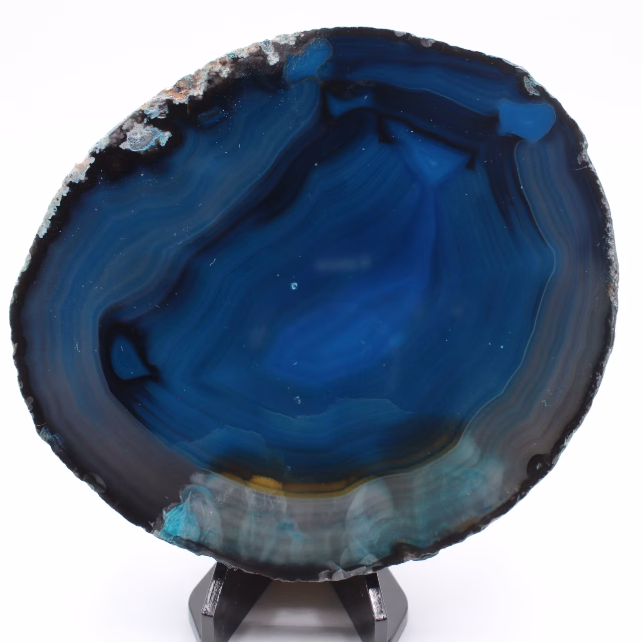 Grande tranche d’agate du Brésil