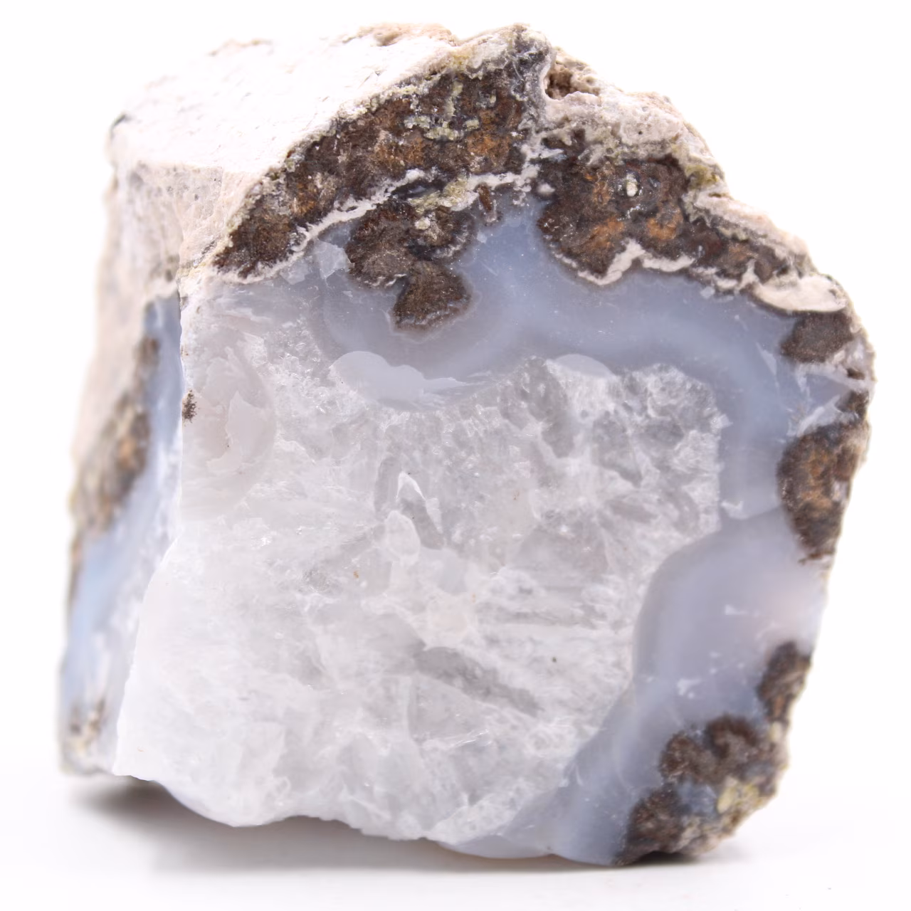 Piece of coconut agate from Mexico