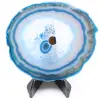 Polished and pierced agate from Brazil - 0