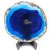 Polished and pierced agate from Brazil - 0