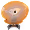Polished and pierced agate from Brazil - 0