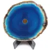 Polished and pierced agate from Brazil - 0