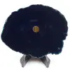 Polished and pierced agate from Brazil - 0