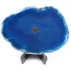 Polished and pierced agate from Brazil - 0