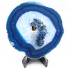 Polished and pierced agate from Brazil - 0