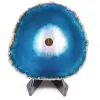 Polished and pierced agate from Brazil - 0