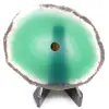 Polished and pierced agate from Brazil - 0