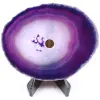 Polished and pierced agate from Brazil - 0