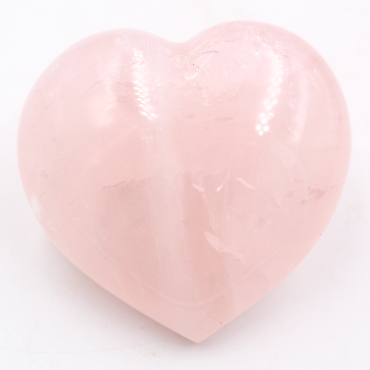 Rose quartz heart