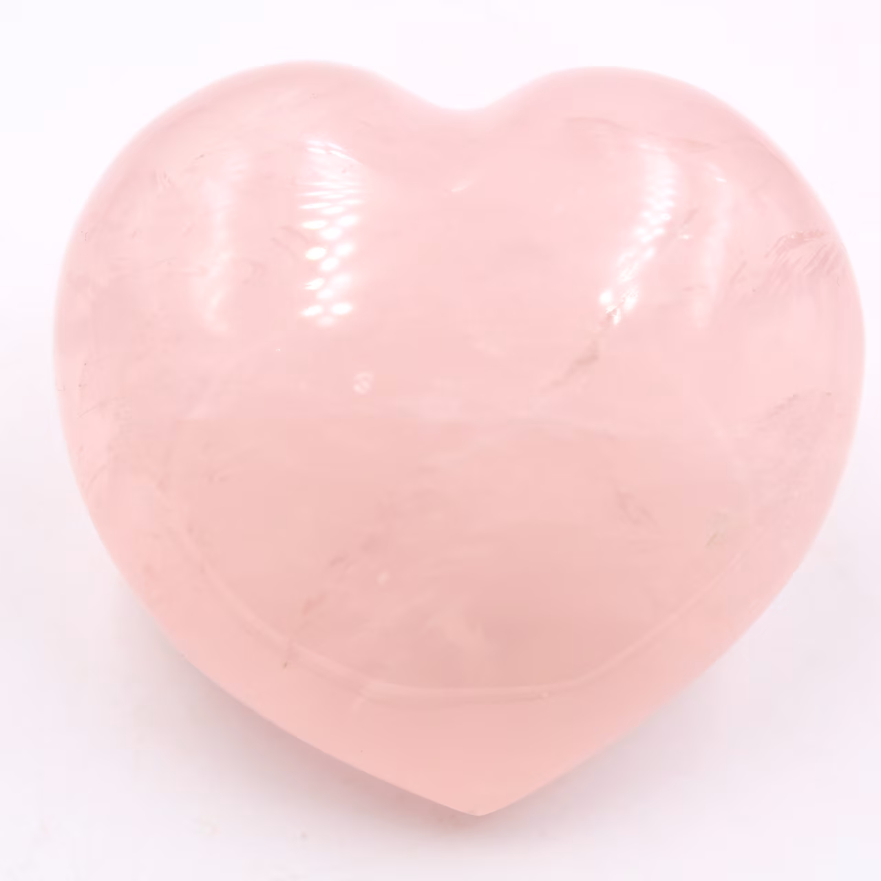 Rose quartz heart