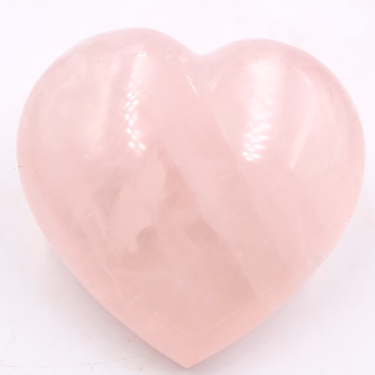 Rose quartz heart