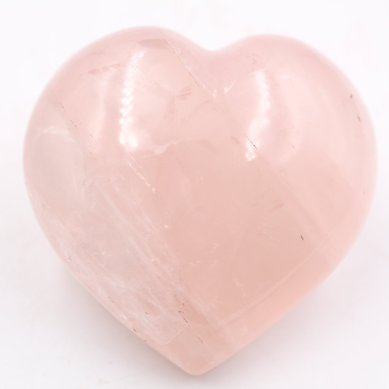 Rose quartz heart