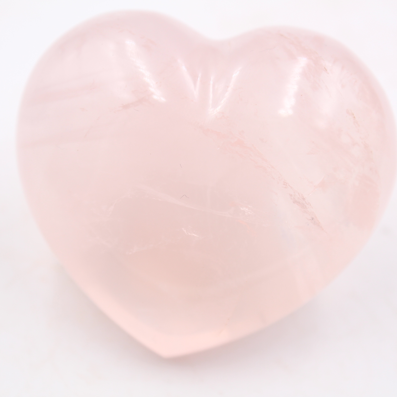 Rose quartz heart