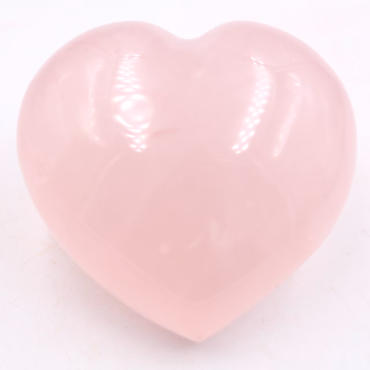 Rose quartz heart