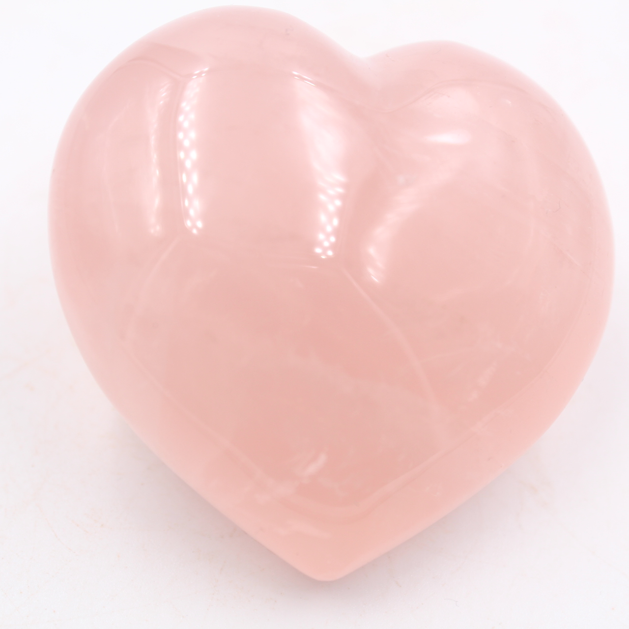 Rose quartz heart