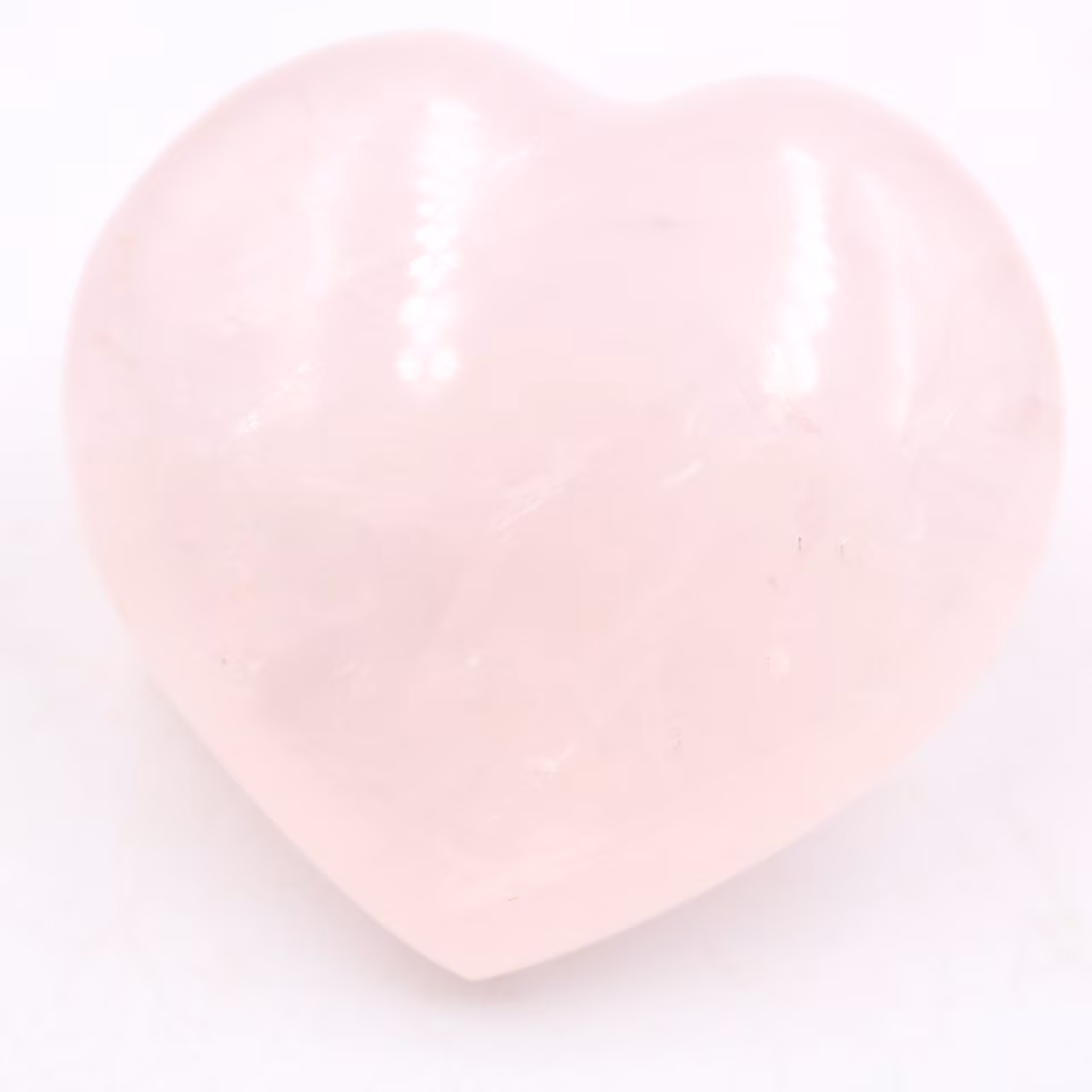 Rose quartz heart