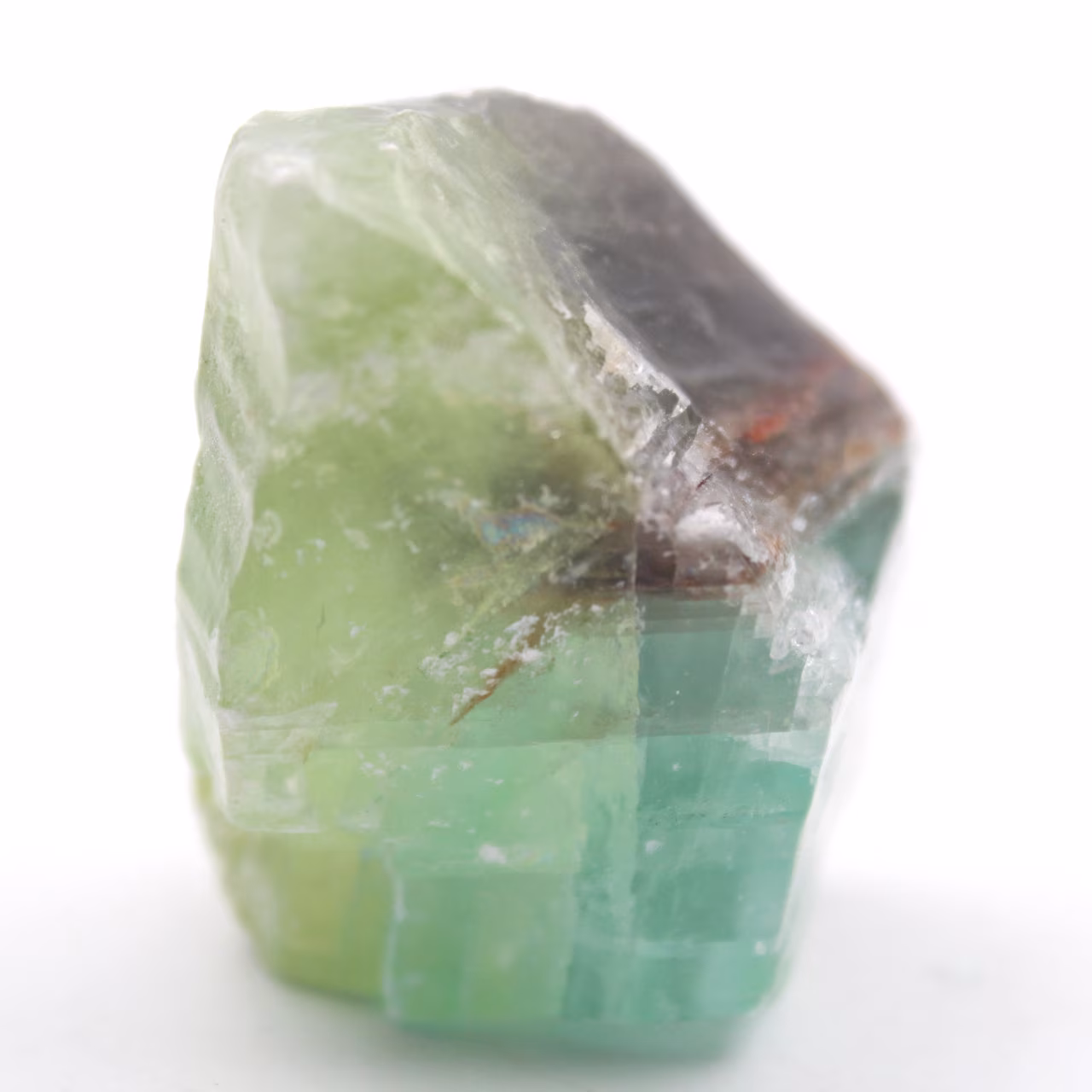 Green calcite