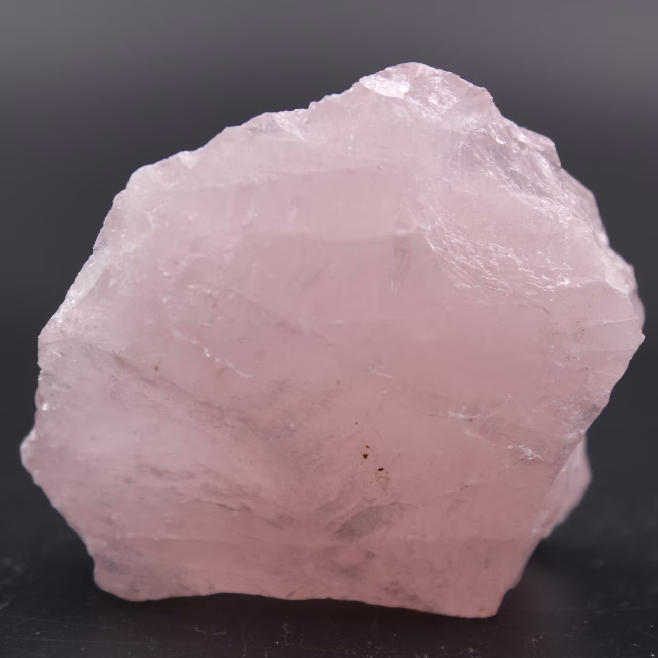 Raw rose quartz