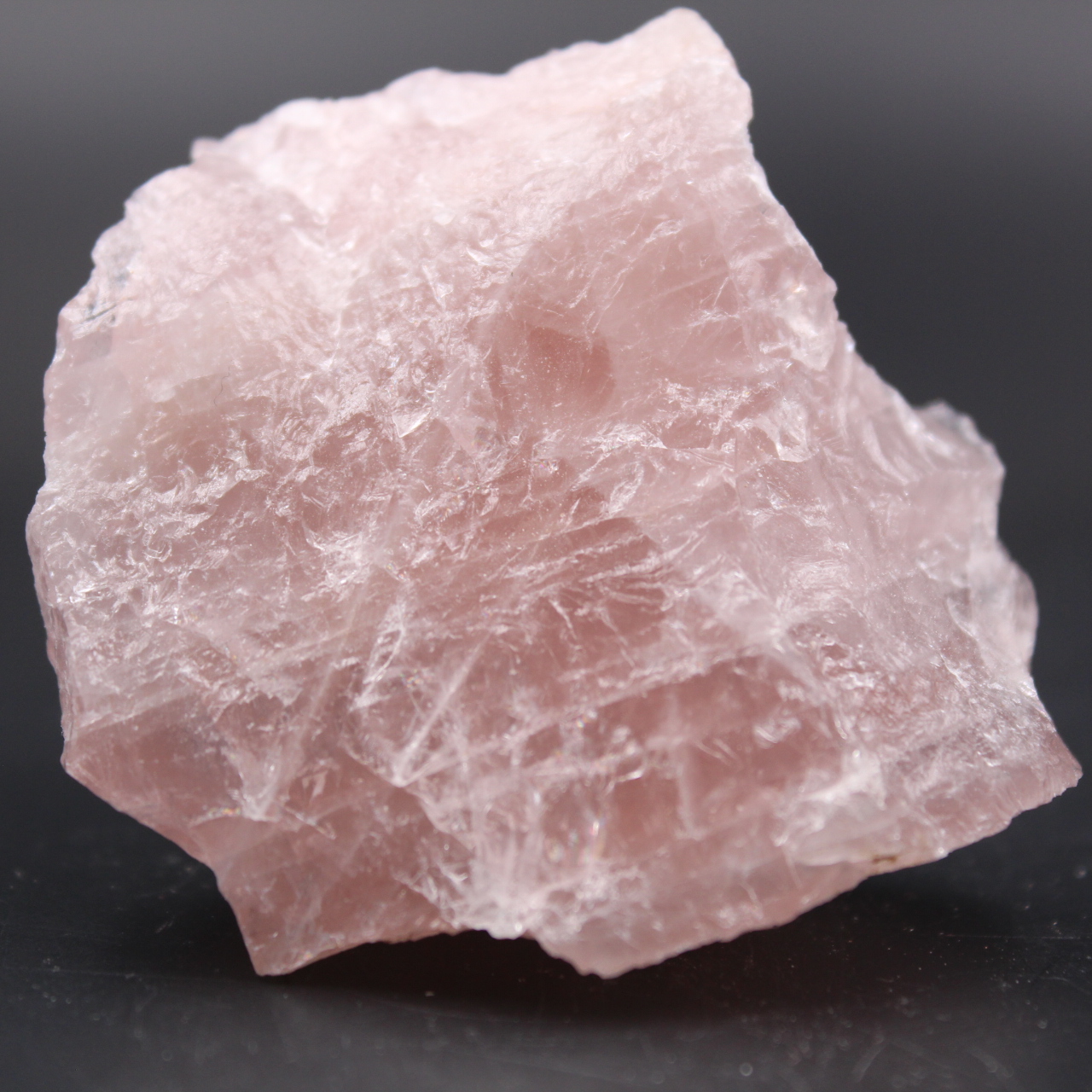 Raw rose quartz Madagascar 85gr 50mm Ref 200402641