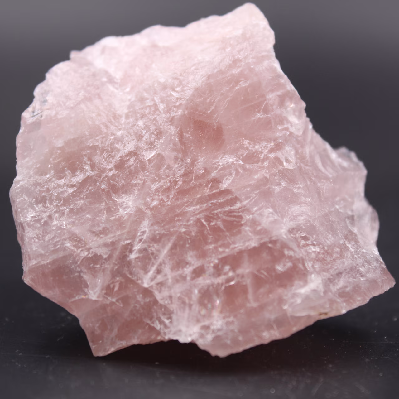 Raw rose quartz
