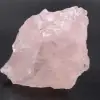 Raw rose quartz - 0