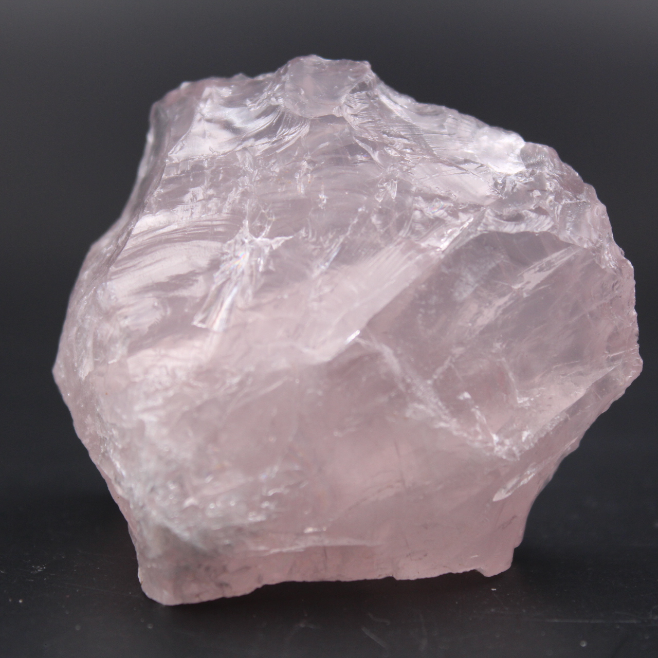 Raw rose quartz