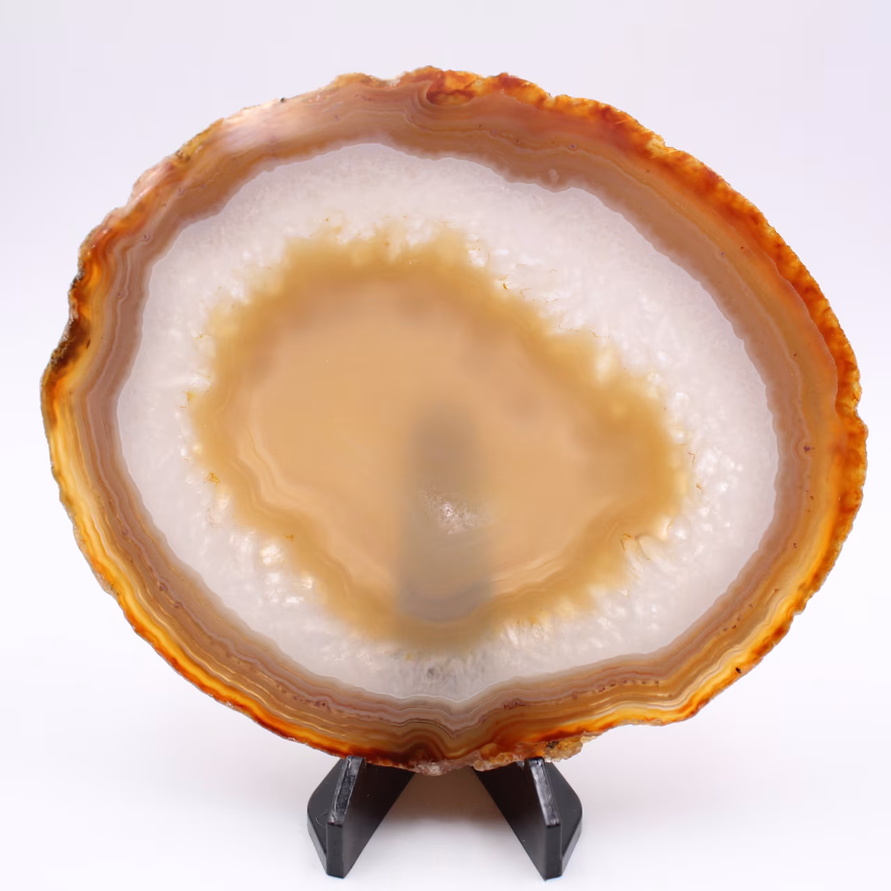 Natural agate slice