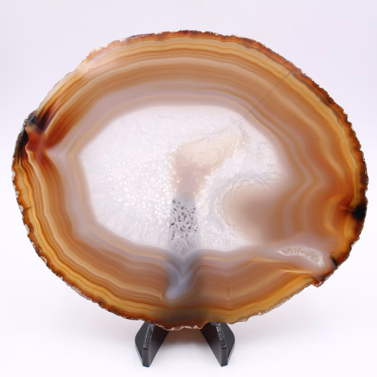 Natural agate slice