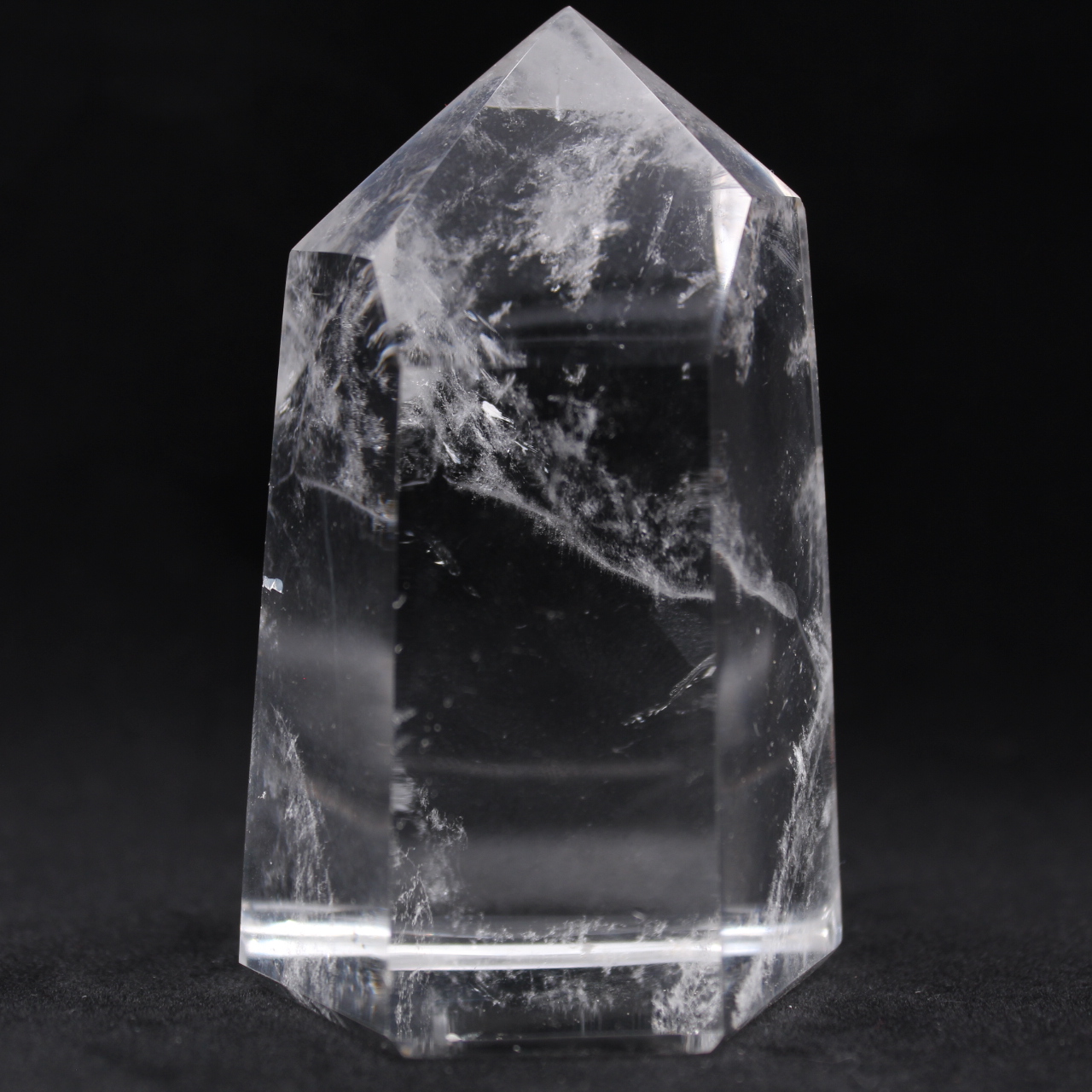 Rock crystal prism