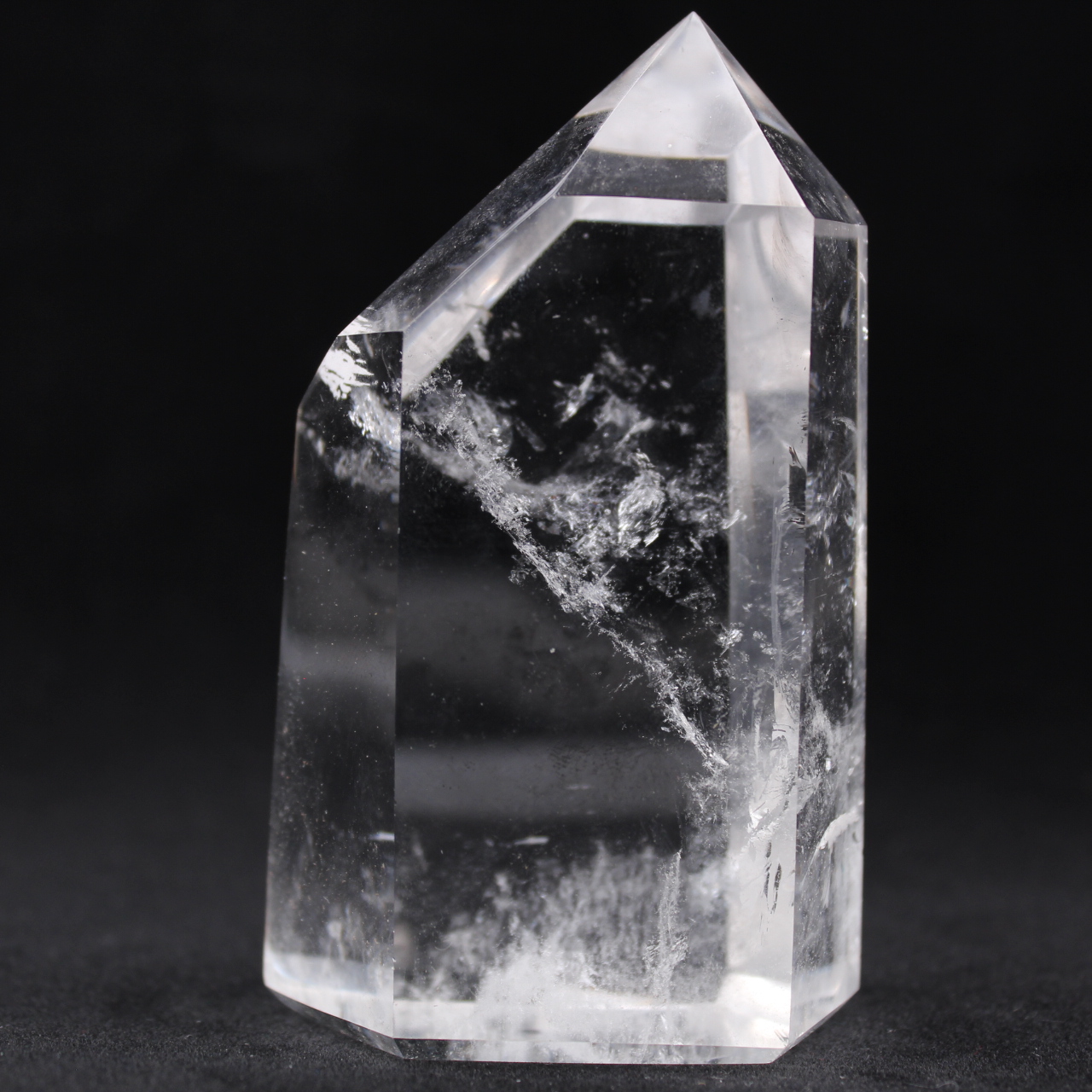 Rock crystal prism