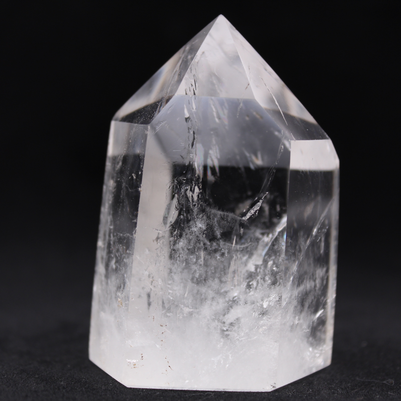Rock crystal prism