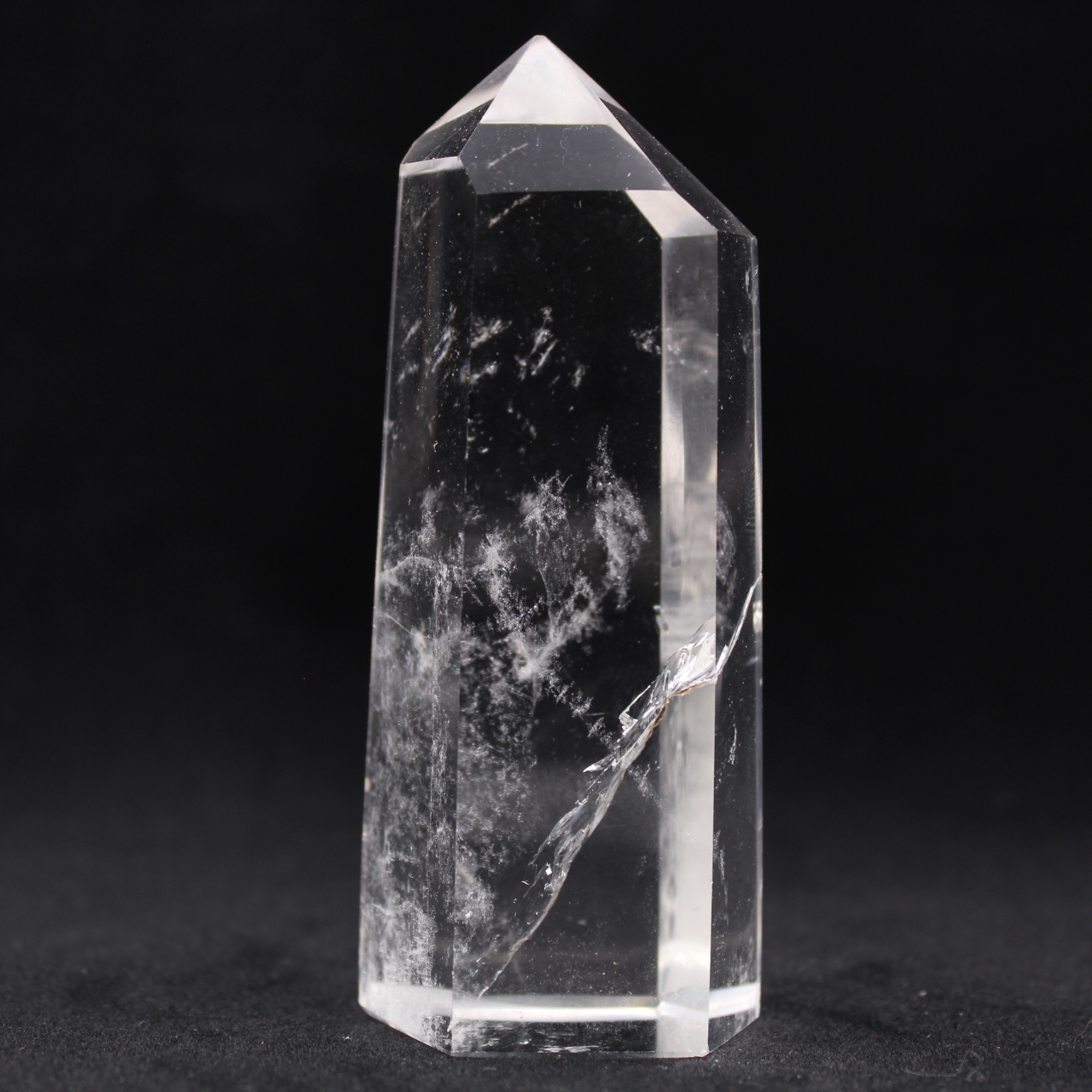 Rock crystal prism