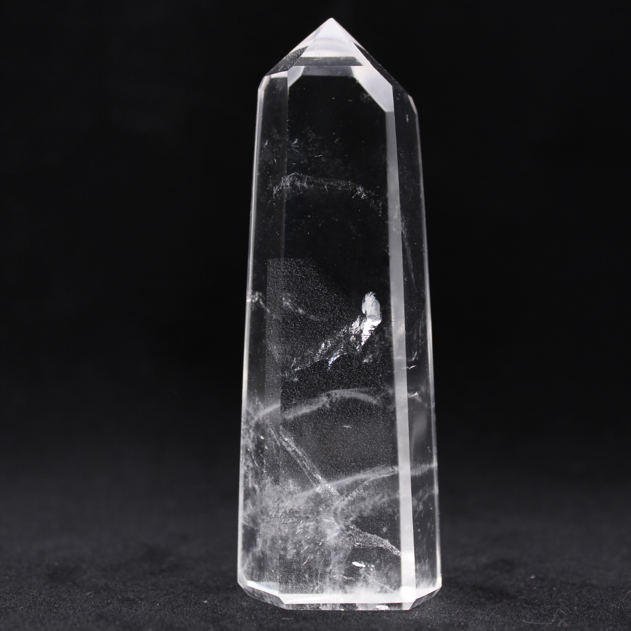 Rock crystal prism