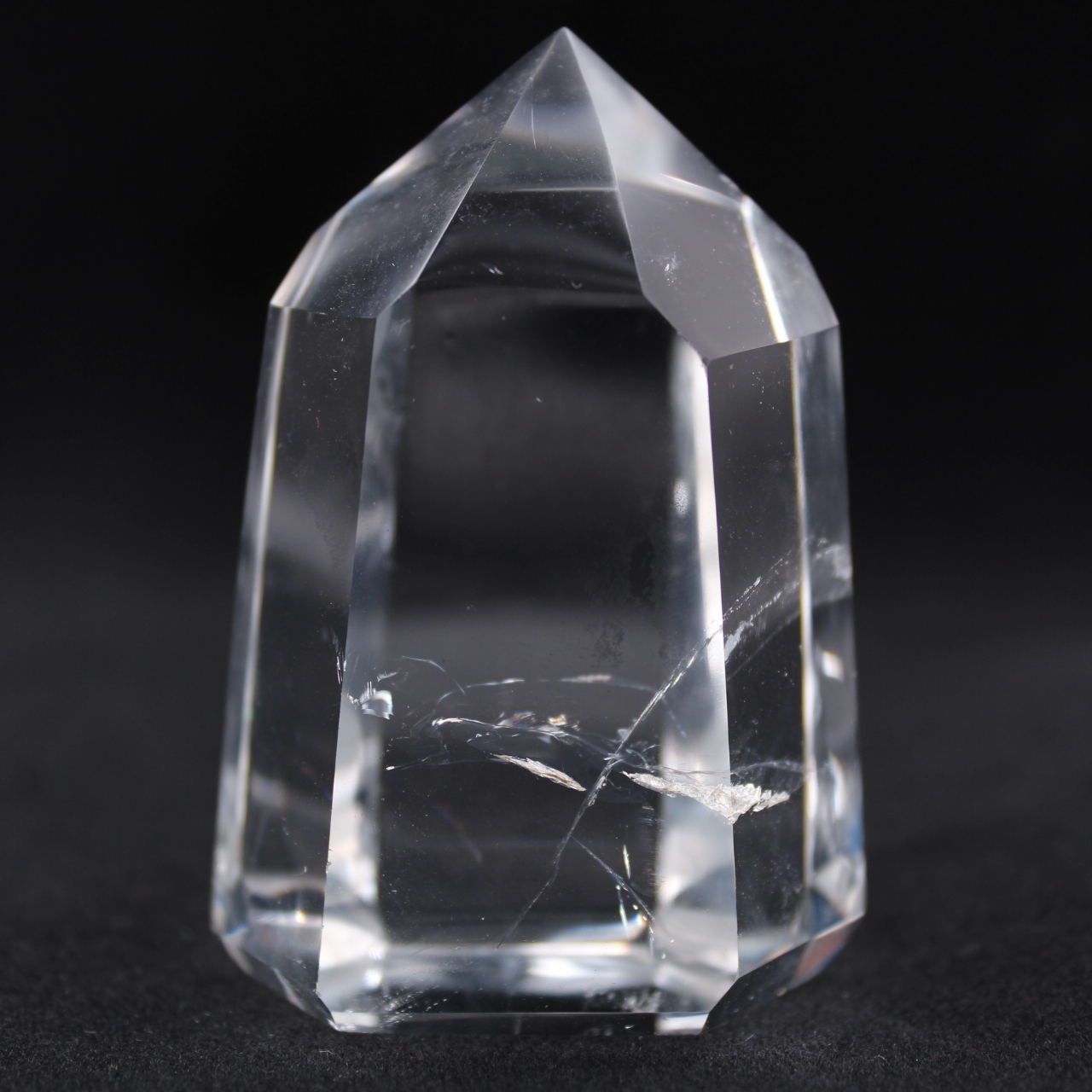 Rock crystal prism