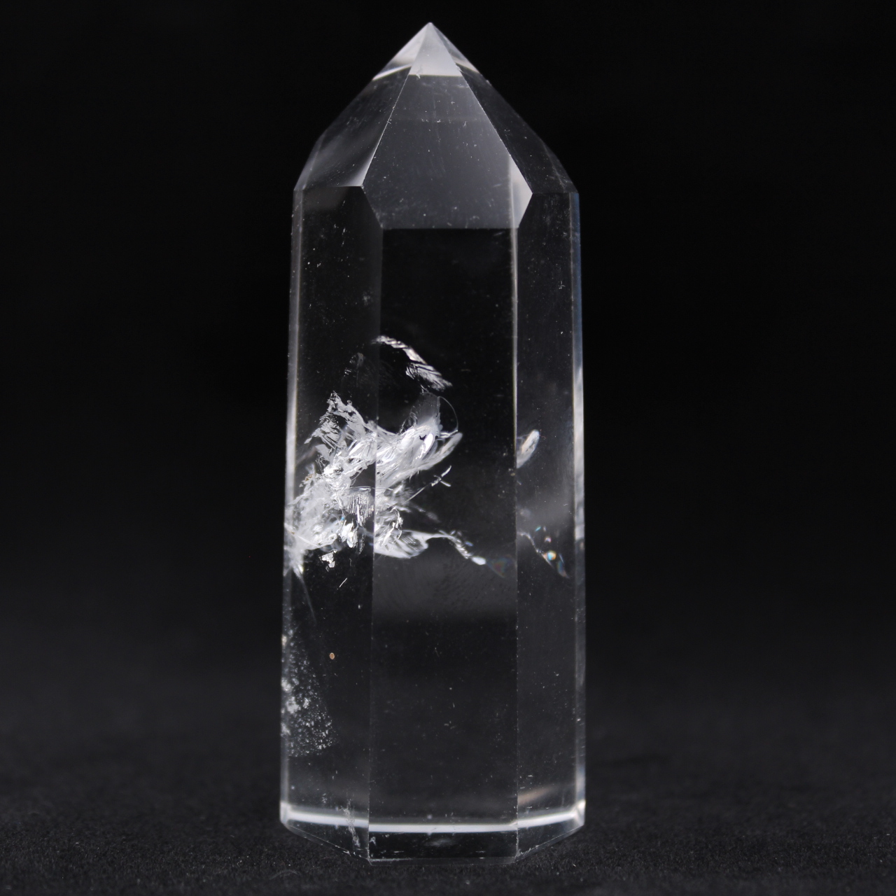Rock crystal prism