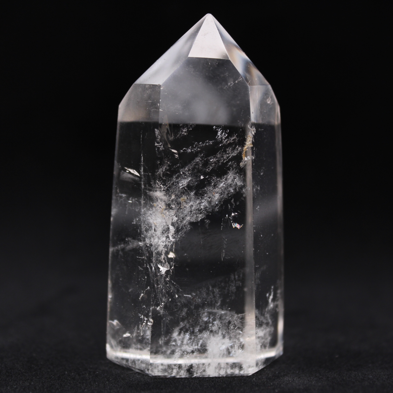 Rock crystal prism