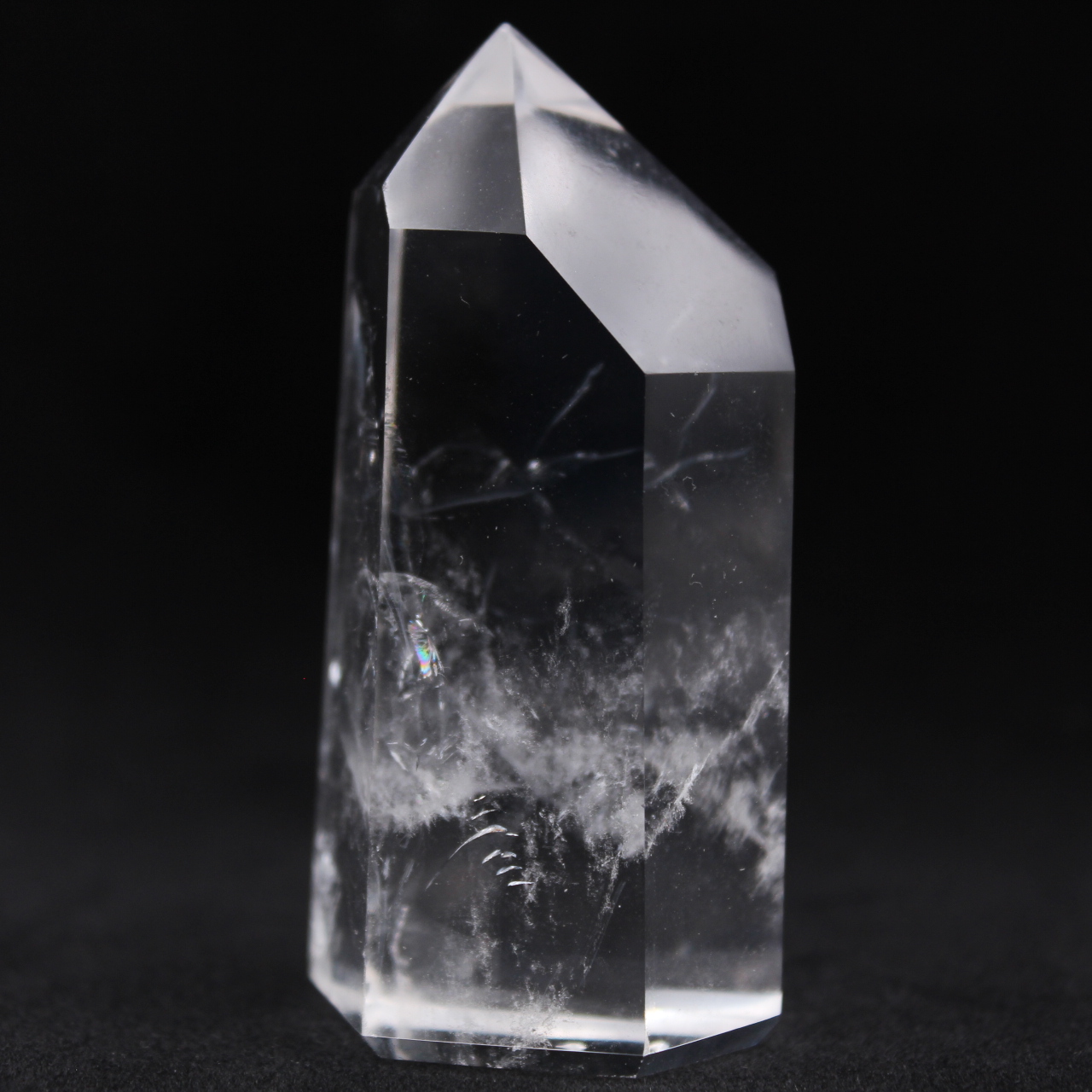 Rock crystal prism