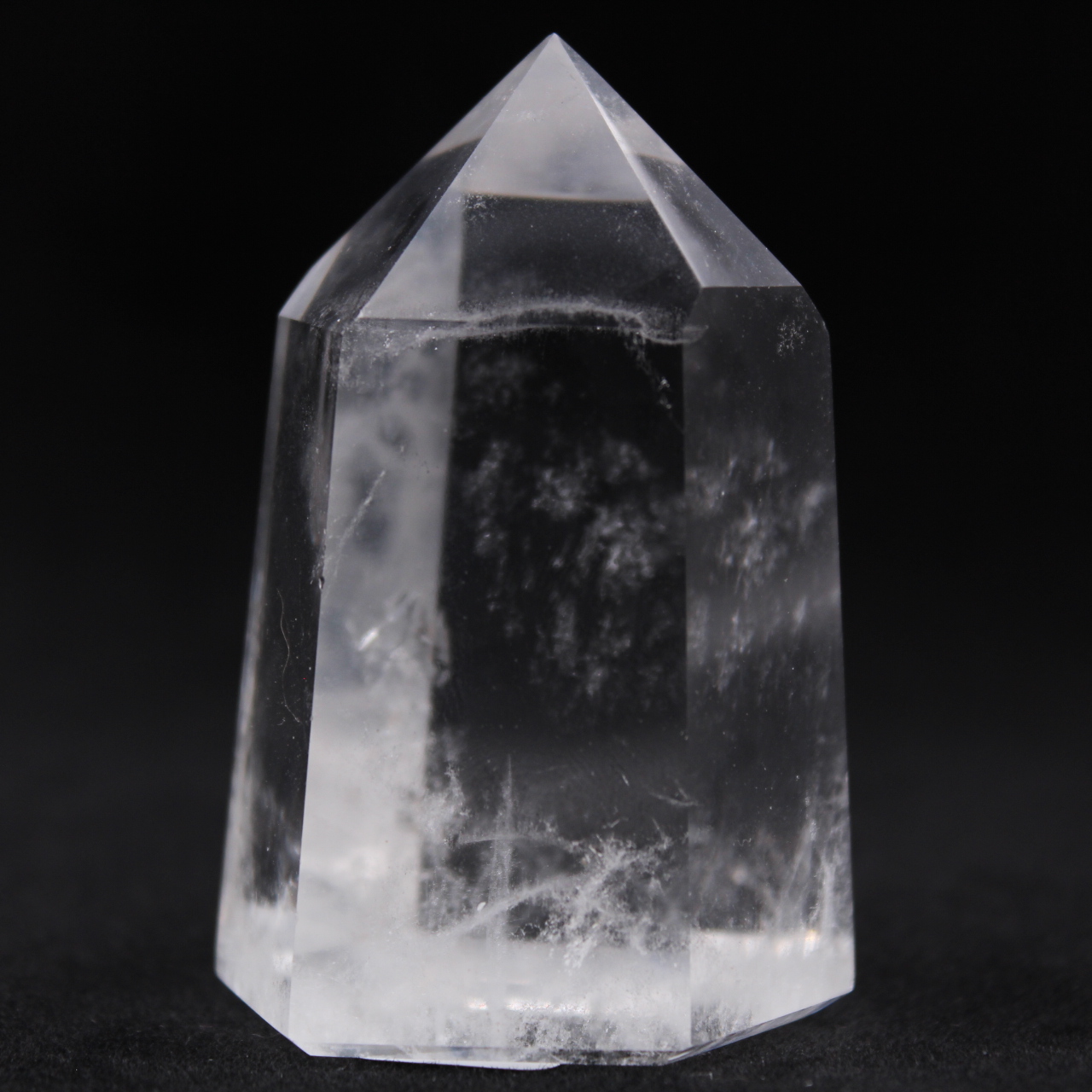 Rock crystal prism