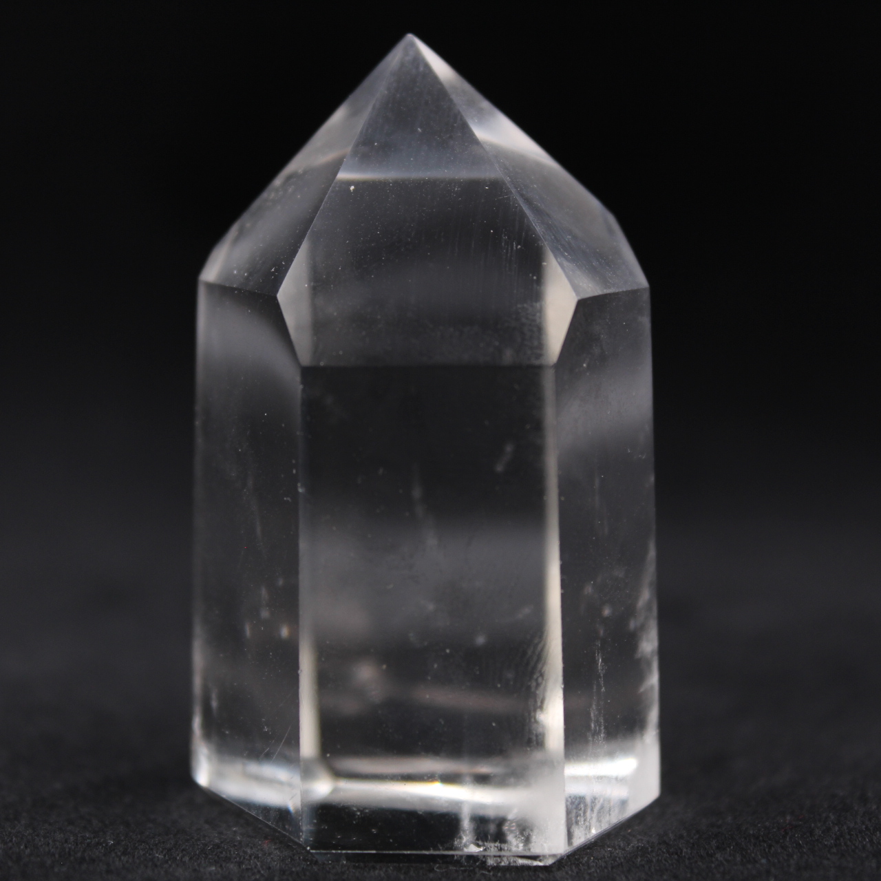 Rock crystal prism