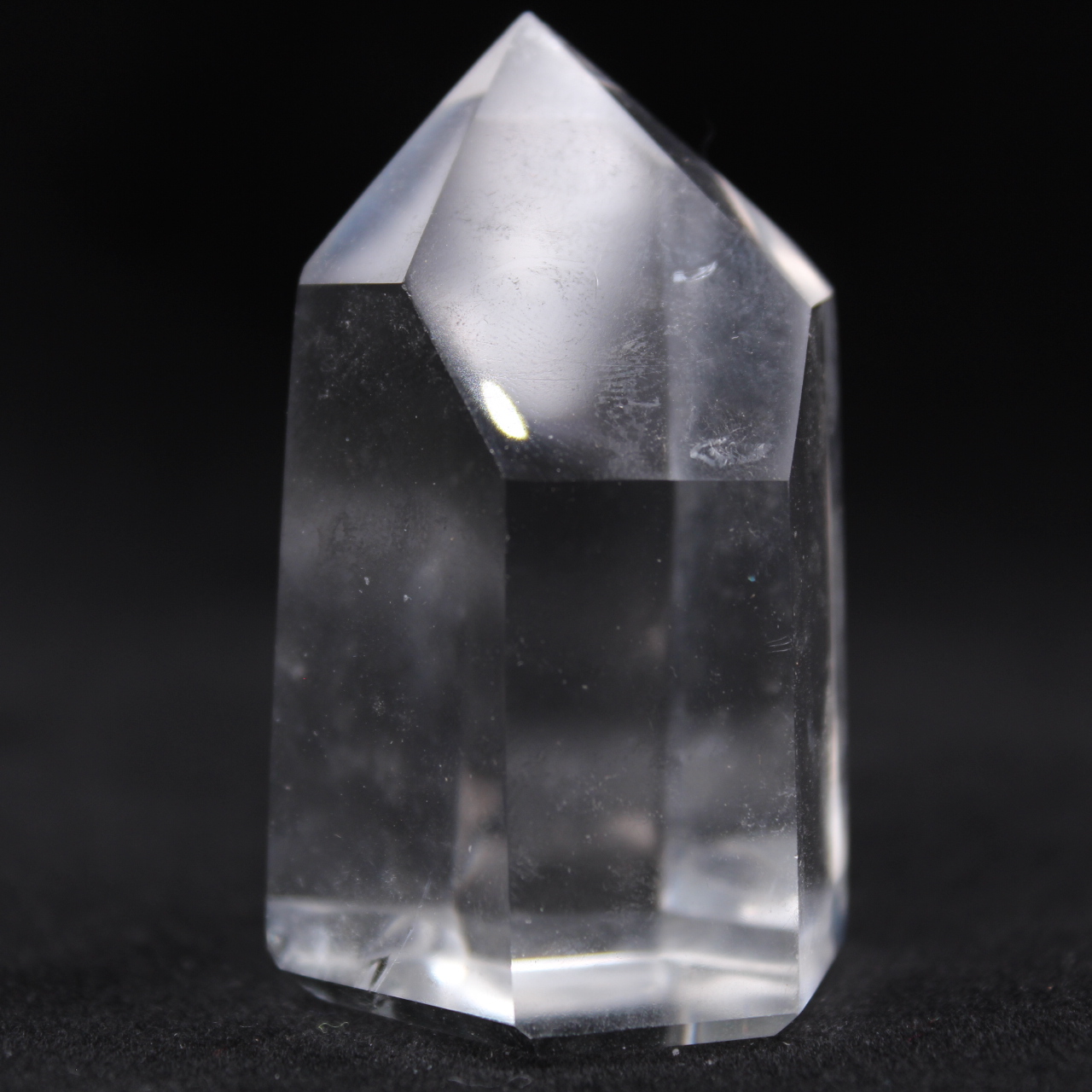Rock crystal prism