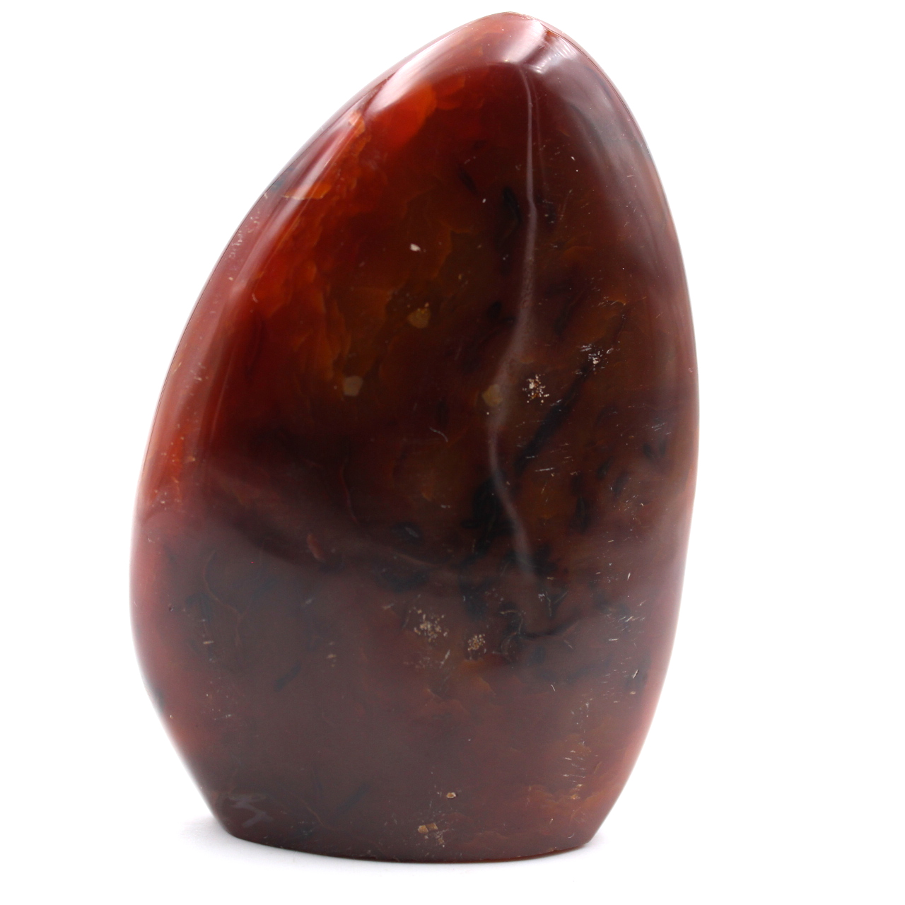 Fully Polished Freeform Carnelian Stone