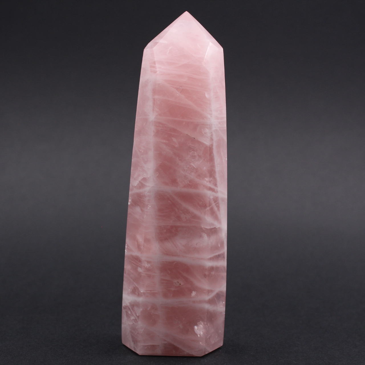 Rose quartz prism